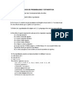 Ejercicios de Probabilida y Estadística - 1