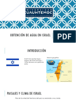 Obtención de agua en Israel