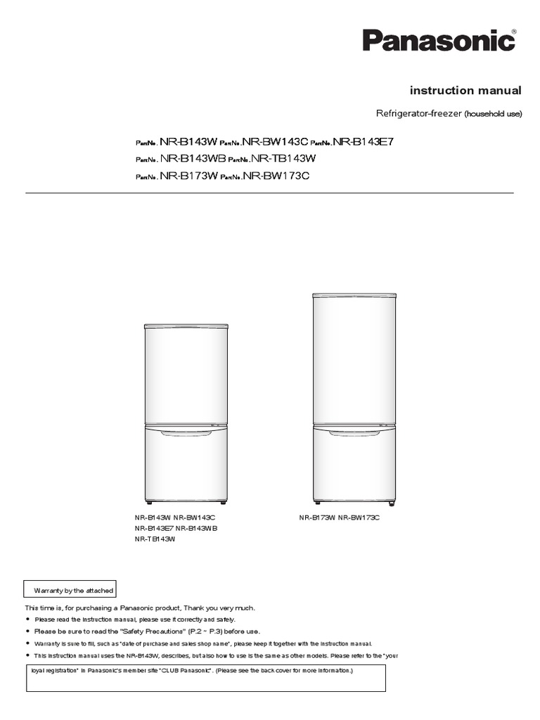 Japanese Fridge Manual 2 PDF Refrigerator Building Engineering