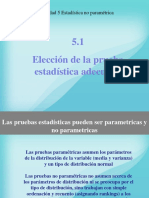 5.1 Elección de Pruebas Estadísticas