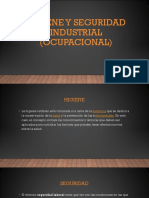 Higiene y Seguridad Industrial (Ocupacional)