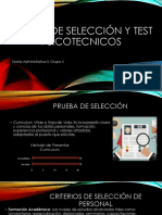 Prueba de selección de personal y tests psicotecnicos