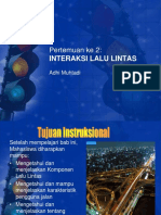 Pertemuan-2 Interaksi Lalin