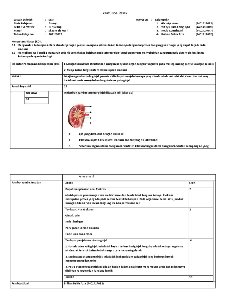 Kartu Soal Essay Pritn Docx