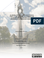 Plan de negocio-ESTEBAN MUÑOZ - IngQuimica - InformeFinal PDF