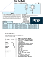 Cable Float Switch Type CFS2.d