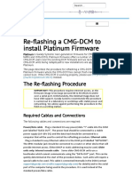 Re-Flashing A CMG-DCM To Install Platinum Firmware