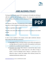 UCC - Alcohol and Drug Policy