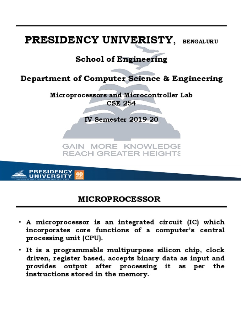 8086 Microprocessor Overview and Programming | PDF | Central Processing ...