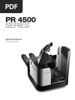 RMD 6000 Series Reach Truck Specs | PDF | Elevator | Truck