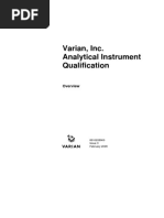 Analytical Instrument Qualification (Varian)