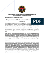 29 Siaran Pers Program Bidang Vokasi Industri Diluncurkan PDF