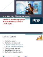 MMS - Sem1 - Marketing System &amp Environmental Analysis - S3