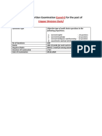 Pattern of Examinaiton (Level-I) UDC PDF
