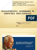 Managementul Schimbarii