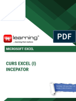 Curs Excel Incepator