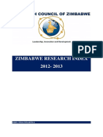 2012 2013 Zimbabwe Research Index PDF