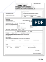 Formulir Penatalaksanaan Code Blue PDF
