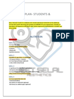 Nutrition Plan Students1