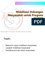 Modul 12 - Mobilisasi Dukungan Masyarakat Untuk Program PMTCT