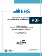 Proposal Perjalanan 8D5N PHI - The 41st Annual Congress EHS-Update 23 Aug