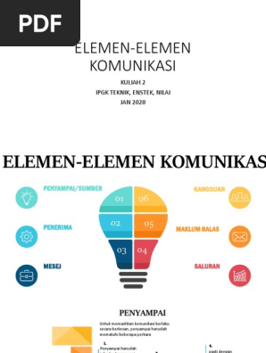 Kuliah 2 Elemen Komunikasi Pdf