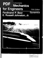 Download Vector Mechanics - Dynamics - F Beer  E Russel - 5th Edition Solution Book by groundom SN44653857 doc pdf