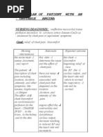 Care Plan Unstable Angina