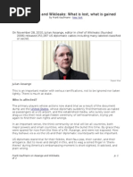 Julian Assange and Wikileaks