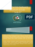 Jenis Sediaan Tablet