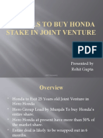 Munjals To Buy Honda Stake in Joint Venture: Presented by Rohit Gupta