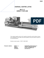 Trens Universal Center Lathe SN 71