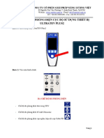 CÁC BƯỚC ĐO PHÓNG ĐIỆN CỤC BỘ SỬ DỤNG THIẾT BỊ ULTRATEV PLUS2