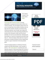 Tactical Investor - Mass Psychology & Tactical Investing