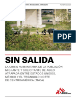 MSF México. Informe "Sin Salida"