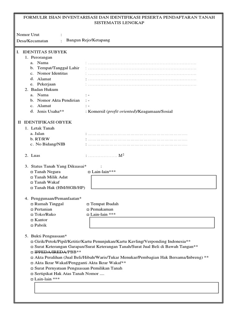 Download 64+ Contoh Surat Isian Gratis Terbaru