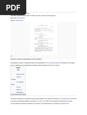 Screenplay
