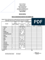 Brigada Eskwela Form 1 - Needs Assessment Form