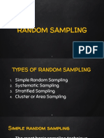 Random sampling