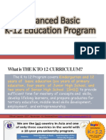 Enhanced Basic K 12 Education Program