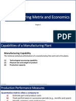 CH3 Manufacturing Metrics Mxa