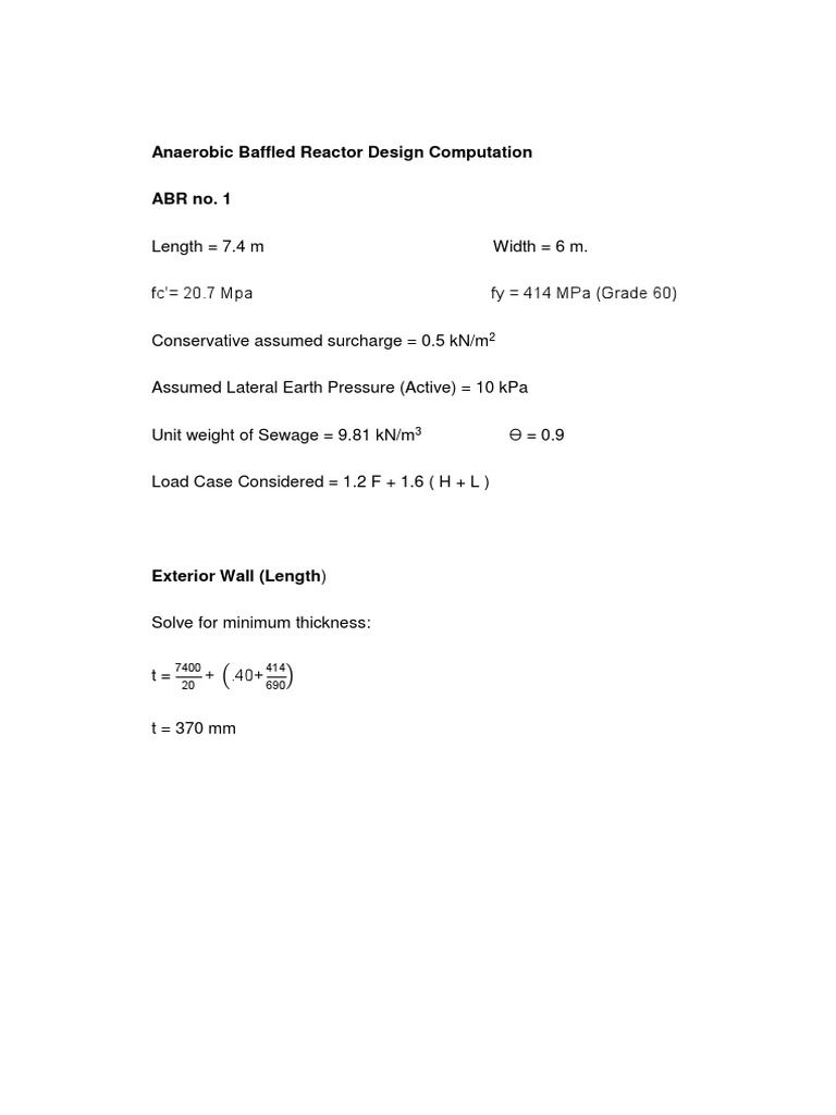 ABR Design Calculations and Examples | PDF | Economic Sectors | Concrete