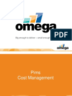 Introduction To Pims Cost Management