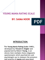 Young Mania Rating Scale