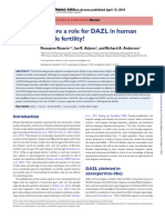 Is There A Role For DAZL in Human Female Fertility