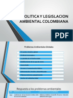 Política y legislación ambiental colombiana