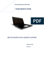 Buyer Behavior: HP Pavilion Dv6 - 1222TX LAPTOP