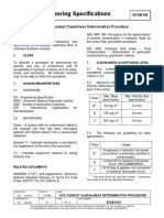 Hydraulic Conduit Cleanliness Determination Procedure ES-M0108