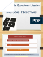 II UNIDAD - SISTEMA DE ECUACIONES LINEALES Metodos Iterativos 2019-2 OK PDF