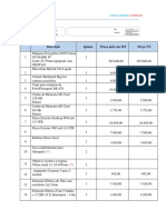 Cotacao para Requisicao de (Caros Senhores)